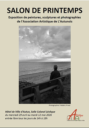 Affiche exposition artistes autunois printemps 2026